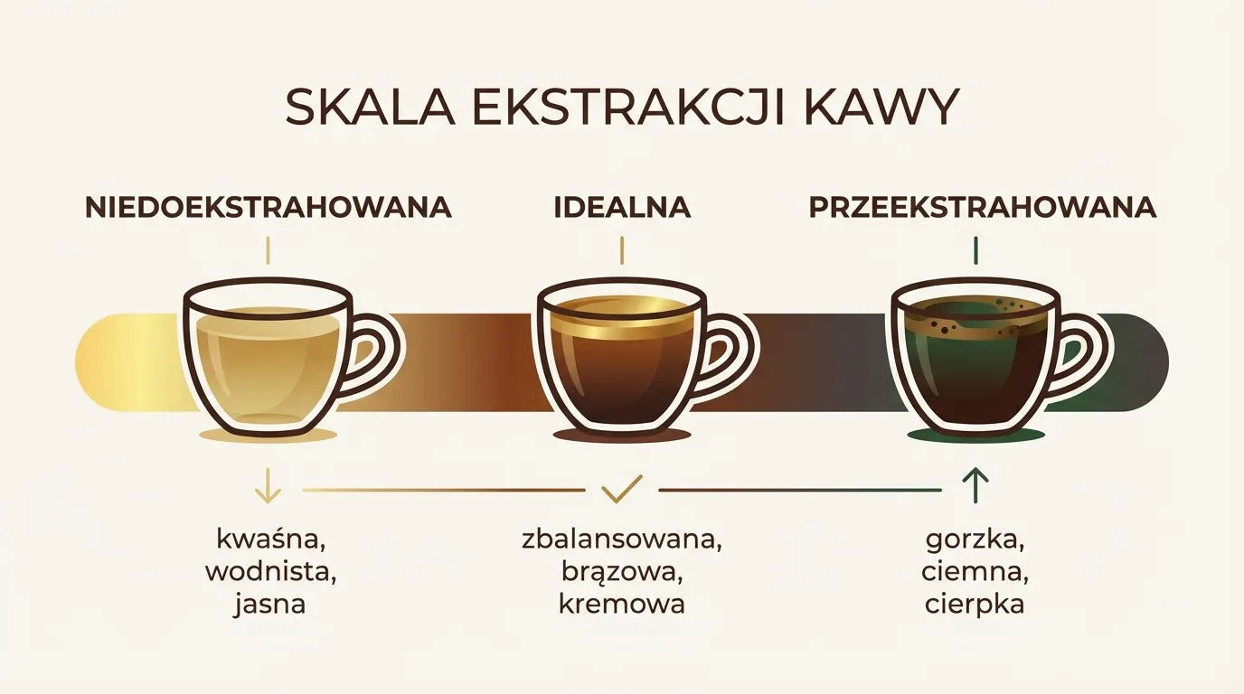 Skala ekstrakcji kawy