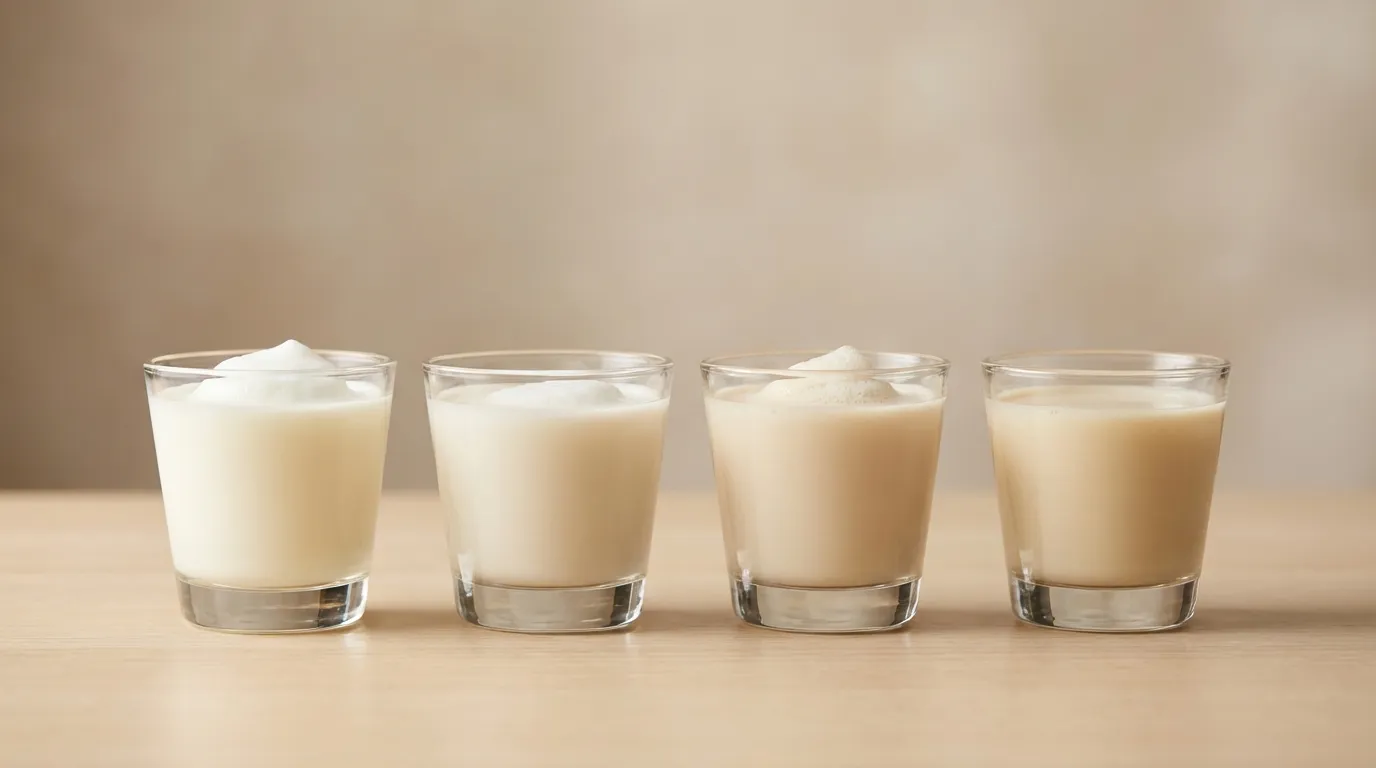 Rodzaje mleka do kawy — porównanie