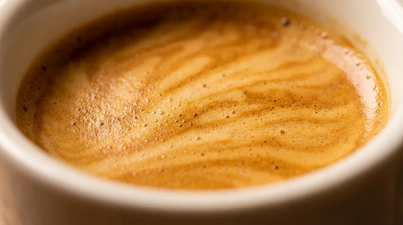 Idealne espresso z gęstą cremą — efekt prawidłowej ekstrakcji