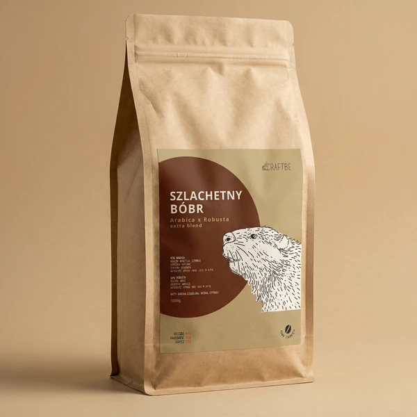 Kawa Szlachetny Bóbr - opakowanie